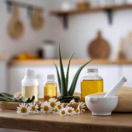 aloe-camomille-mortier-table