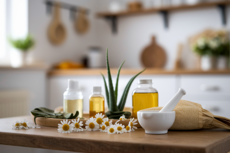 aloe-camomille-mortier-table