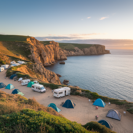 camping-falaises-ocean-coucher-soleil