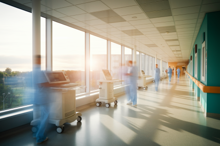 couloir-hopital-lumiere-fenetres-flou