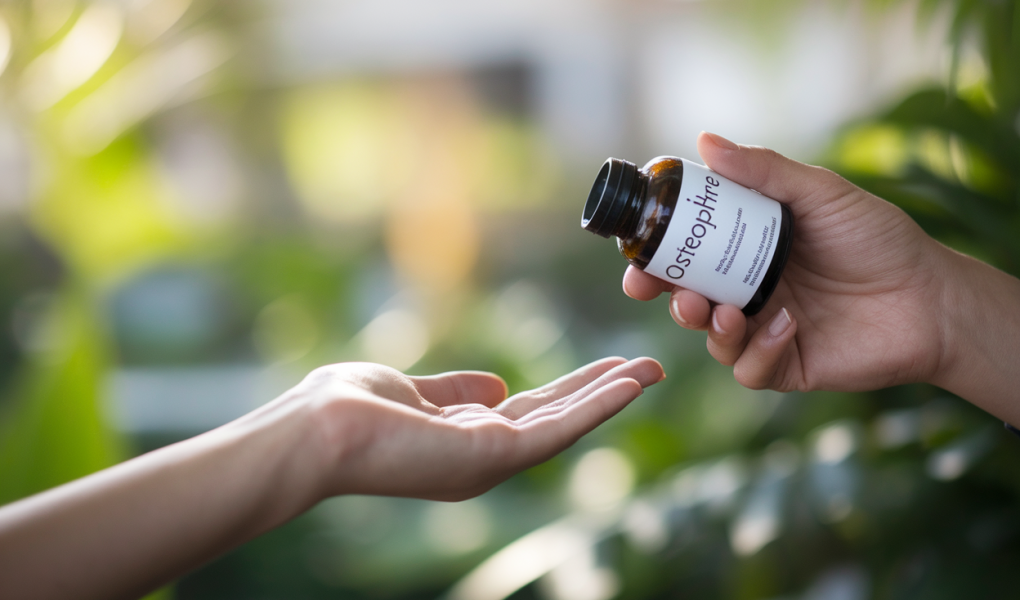 main-bouteille-ouverte-osteoparine-plantes