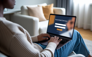 personne-bureau-ordinateur-ecran-flou