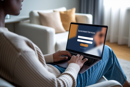 personne-bureau-ordinateur-ecran-flou