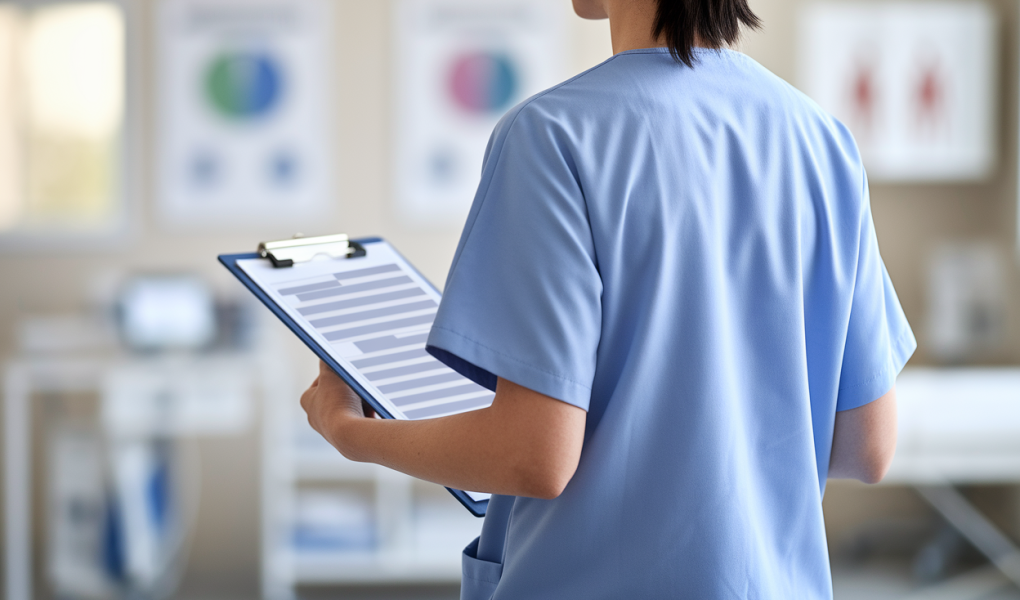 soignant-dos-formulaire-flou-cabinet