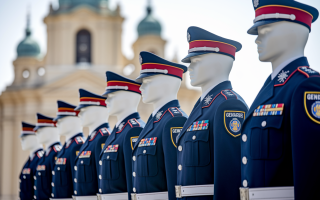 uniformes-gendarmerie-mannequins-insignes-historique