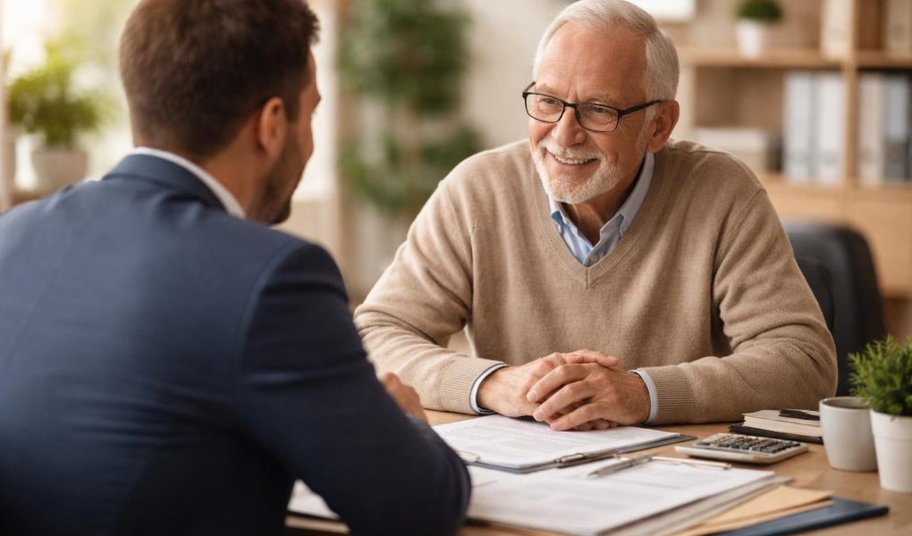 conseiller-personne-agee-bureau-documents
