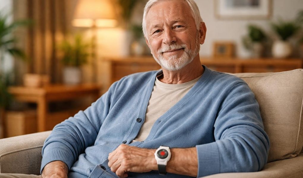 senior-bracelet-connecte-salon-chaleureux