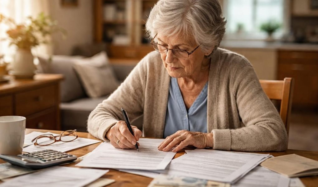 personne-agee-table-documents-stylo