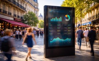 tableau-numerique-ville-francaise-ensoleillee